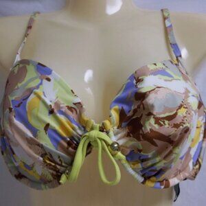 Antonio Melani Size Large / Molded Soft Cups / Underwire Bra / New Bikini Top